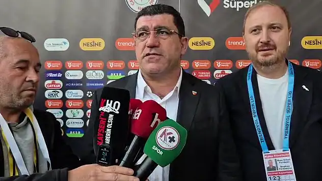 Galibiyet sonrası Kayserispor Başkanı Açıkalın ne dedi?