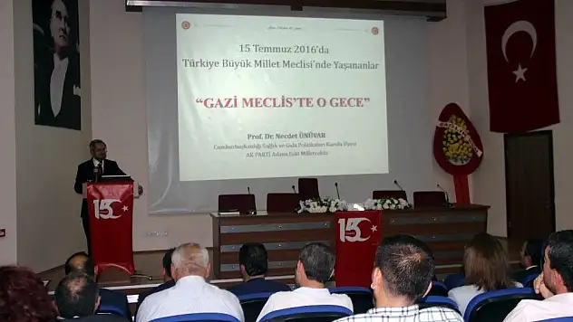 'Gazi Mecliste O Gece' Konferansı düzenlendi
