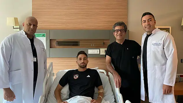 Gaziantepsporlu futbolcu Kayseri'de ameliyat oldu!