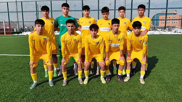 Kayserispor U15 sahasından galip ayrıldı!