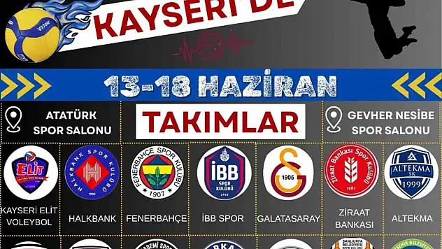 Final heyecanı Kayseri'de yaşanacak