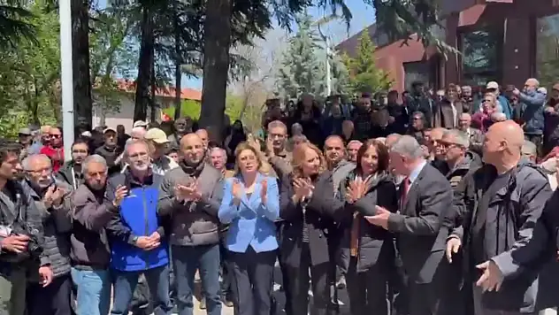 Genç'ten açlık grevindeki işçilere destek