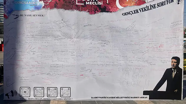 Gençler Kayserili vekile sordu, dert yandı? Bu da vekilin Dert Meclisi!