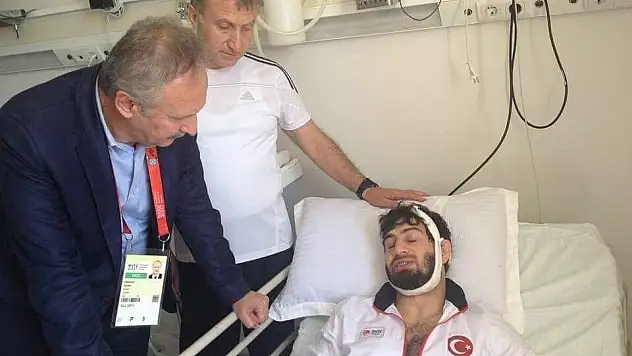 Gençlik ve Spor İl Müdürü Eskici'den milli sporcuya geçmiş olsun telefonu