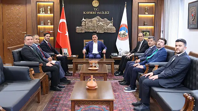 Genel Müdür Kayseri'de! Valilikte kritik görüşme