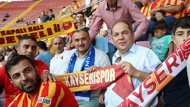 Giresunspor maçında Develi'den destek