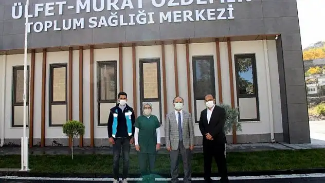 O ilçe maviye döndü