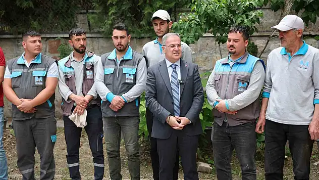 Hacılar'da personele teşekkür...