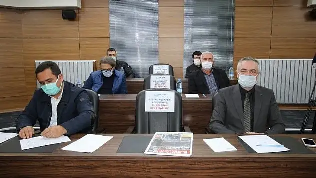 Hacılar'da 2021'in ilk meclis toplantısı yapıldı