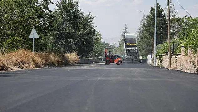 Hacılar'da 860 tonluk asfalt çalışması tamamlandı