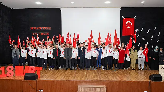 Hacılar'da anlamlı program! Öğrenciler coşkuyla andı