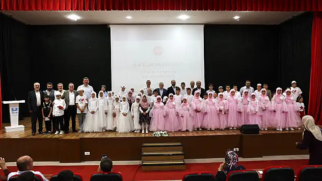 Hacılar'da yaz Kur'an kursları sona erdi