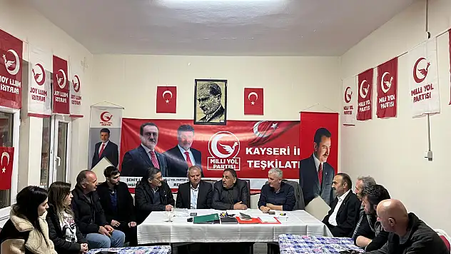 Hafta sonu genel merkezden Kayseri'ye geldiler!