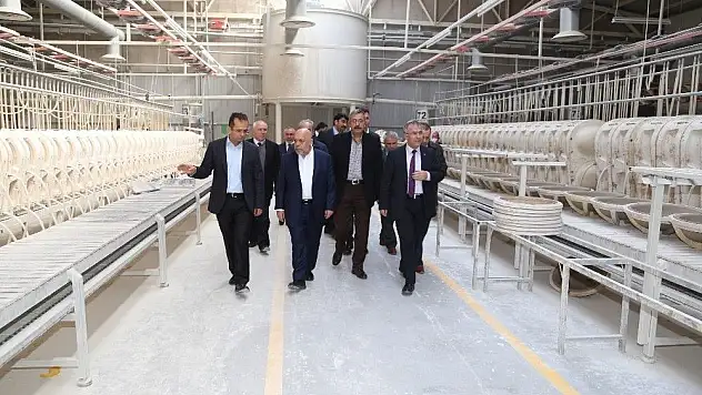 Hak-İş Genel Başkanı Mahmut Aslan'dan Turkuaz Seramik'e Ziyaret