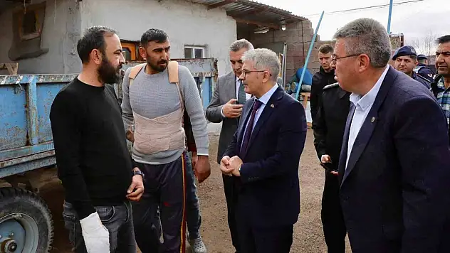 Halı saha kavgasının ardından Vali Çelik'ten ziyaret