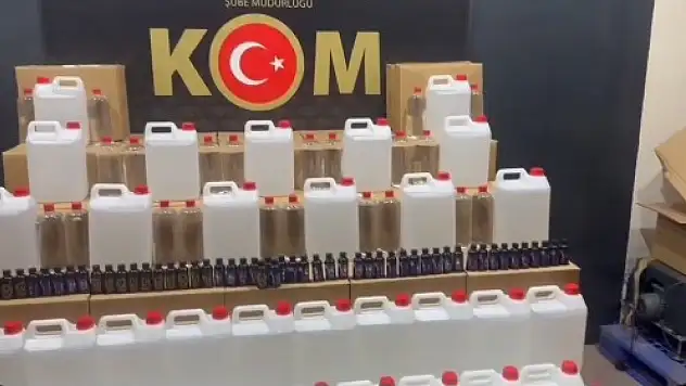 Halk sağlığını tehdit eden 91 bin litre sahte ürün ele geçirildi