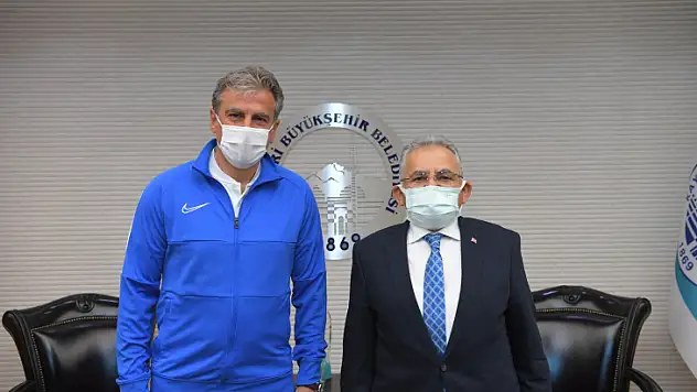 Hamza Hamzaoğlu ekibiyle Büyükkılıç'a ziyaret etti