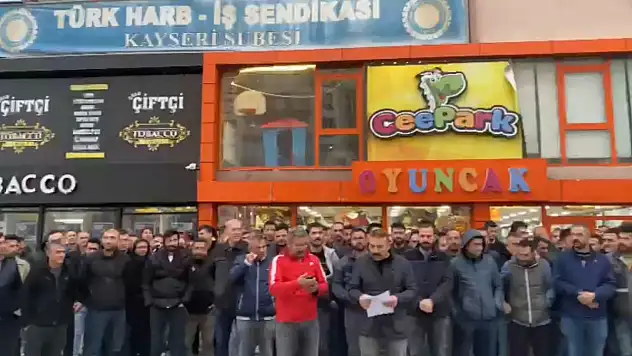 Harb-İş önünde işçilerden protesto eylemi: Geçinemiyoruz! Bu isyan tüm Türkiye'de artarak devam edecek…
