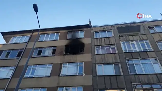 Hastane Caddesinde yangın