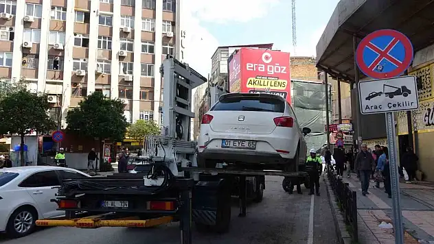 Hatalı park yapan 150 araca ceza