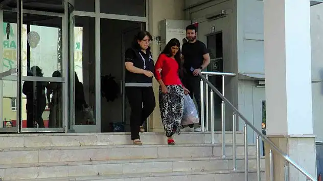 O kadın yakalandı..!