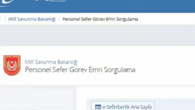 Hükümetten sefer görev emri açıklaması
