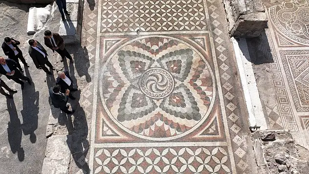 İç Anadolu'nun en büyük mozaikli yapısı Ören Yeri oldu