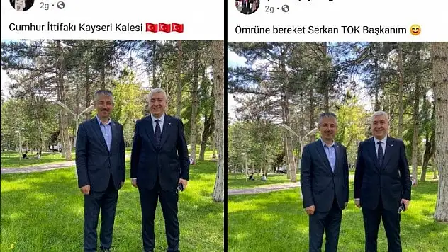 İki İl Başkanının bu pozuyla ilgili dikkat çeken açıklama!