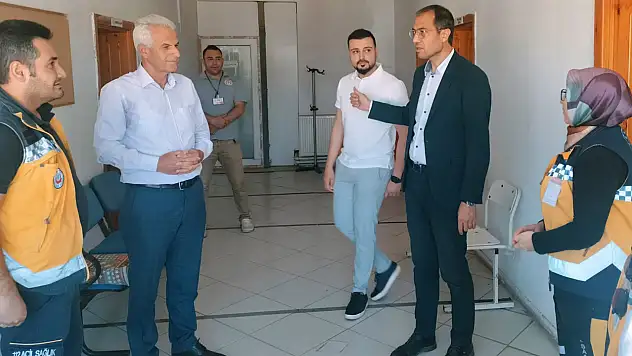 İl Müdürü Erşan'dan hastane ziyareti