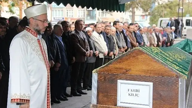 İl Sağlık Müdürü Kılıç'ın babası son yolculuğuna uğurlandı