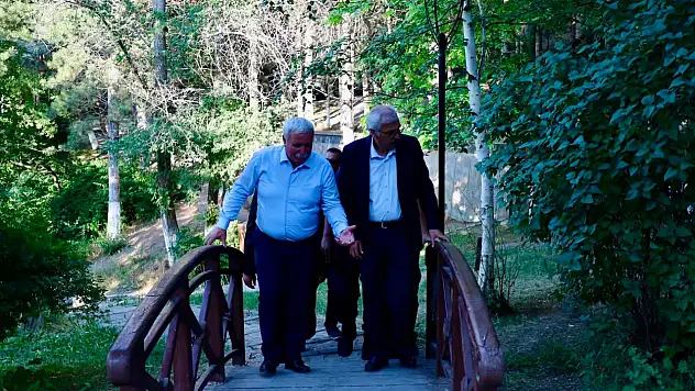İlçenin gözdesinde dikkat çeken buluşma!