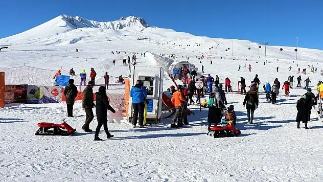 Erciyes'e yoğun ilgi