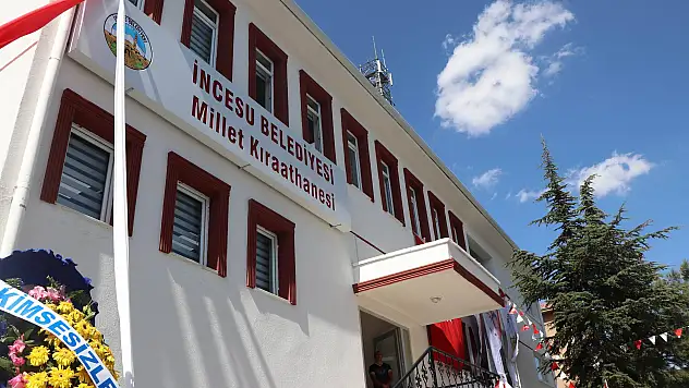 İncesu'da Millet Kıraathanesi açıldı