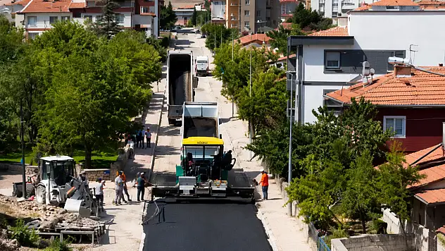 İncesu'da sıcak asfalt çalışması başladı