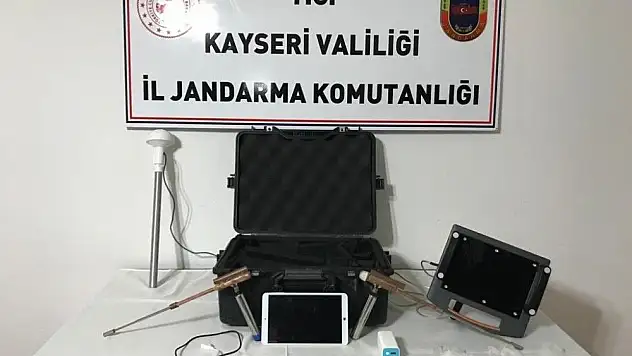 İncesu'da tarihi eser operasyonu: 4 gözaltı