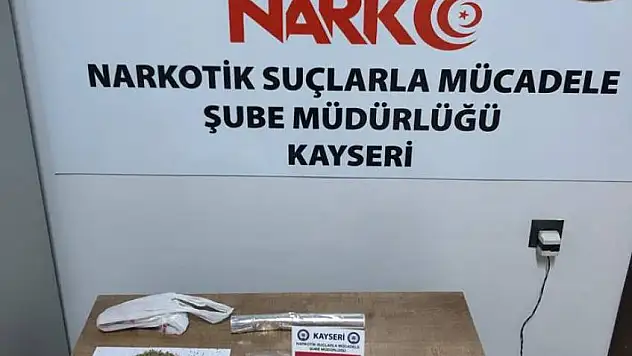 İncesu'da uyuşturucu operasyonu... 