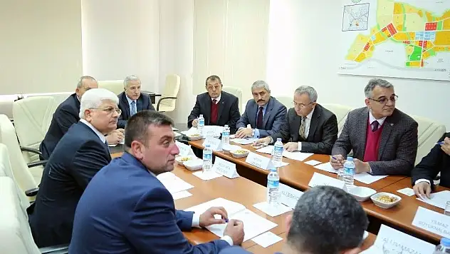 İncesu OSB Müteşebbis Teşekkül Heyeti Vali Kamçı başkanlığında toplandı