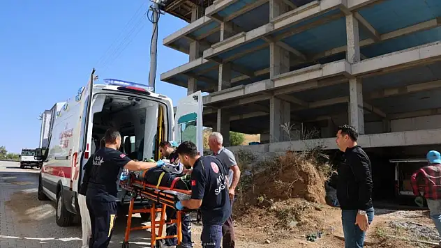 İnşaatta tahta kırıldı! Mühendis ağır yaralandı