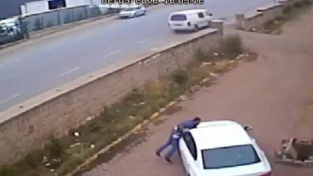 İşte böyle görüntülendi! FETÖ iş adamının polis memurunu aracı ile sürüklediği o görüntüler