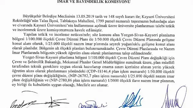 İŞTE BÜYÜKŞEHİR BELEDİYE MECLİSİ'NİN O KARARI!