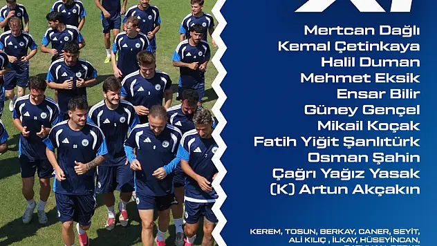 İşte Erciyes 38 FK'nın 11'i