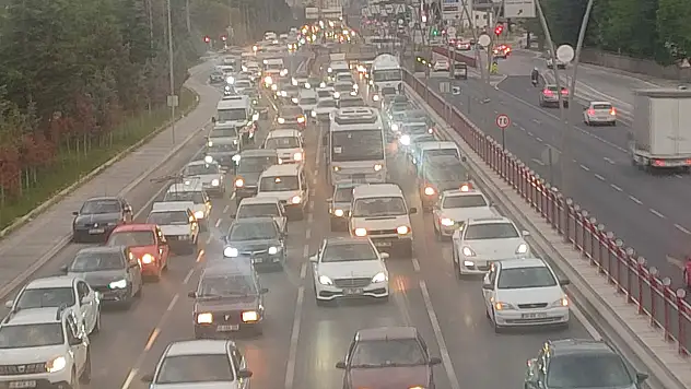 İşte Kayseri'de trafiğin kilitlendiği o anların görüntüleri!