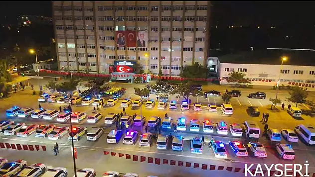 İşte Kayseri'deki dev operasyonun görüntüleri!