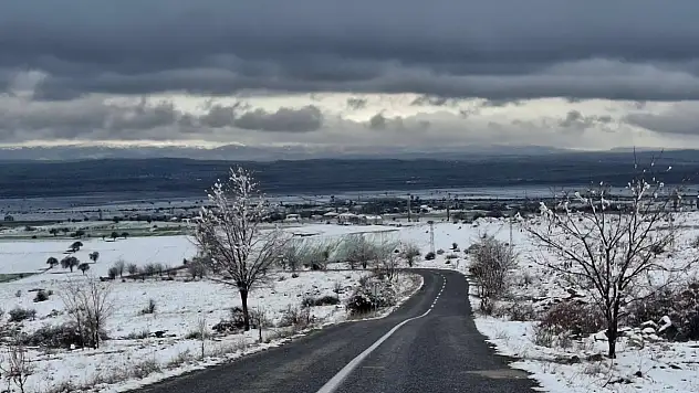 İşte Kayseri'den kar manzaraları...