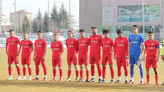 İstikbal Mobilya Kayserispor U-21 takımı kazanmayı unuttu