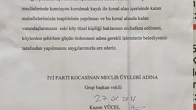 İYİ Parti: Mahalleler yine köy olacak! Belediyelere başvuru yapıldı!