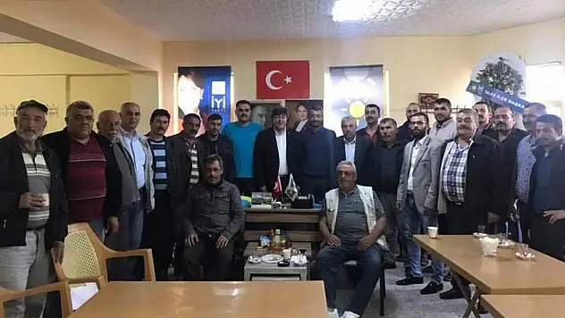  İYİ Partili Ataş'tan, Tomarza ziyareti