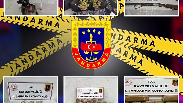 Jandarmadan nokta atışı operasyonlar: Yüzlerce gözaltı