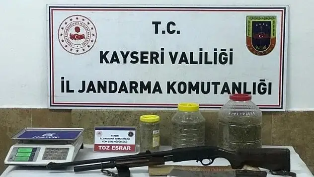 6 kilo esrar yakalandı
