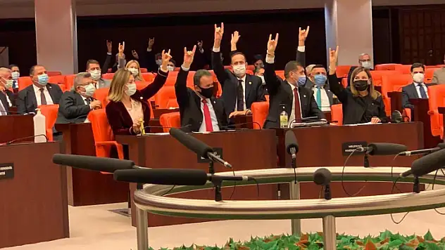 Kabul oyunu Bozkurt İşareti ile verdiler